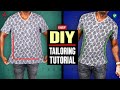Baggy To Fitted T-Shirt Tailoring Tutorial (EASY)