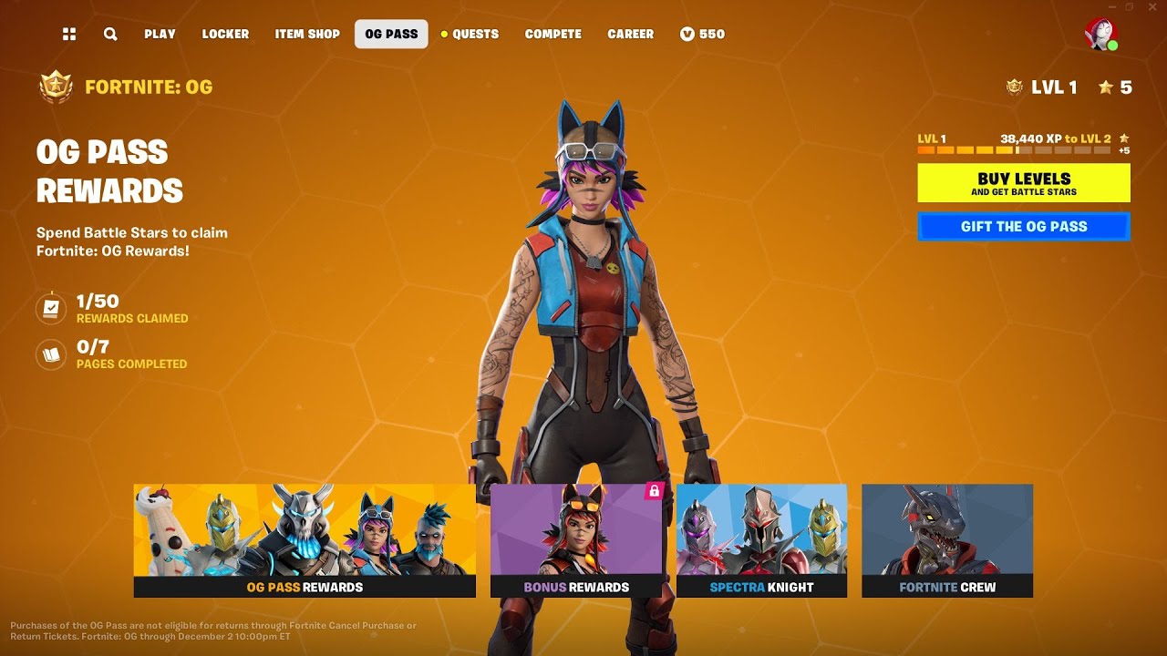 Fortnite OG Chapter 4 Season 5 battle pass skins list - Polygon