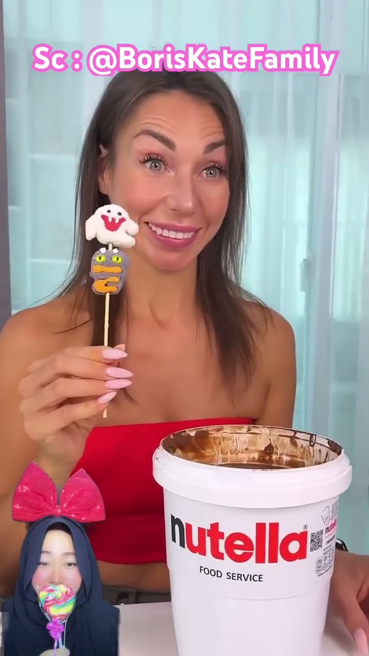 DIA MEMINTA SESUATU DI DALAM NUTELLA ⁉️tapi Pilih Eskrim ? @BorisKateFamily #shorts # #funny