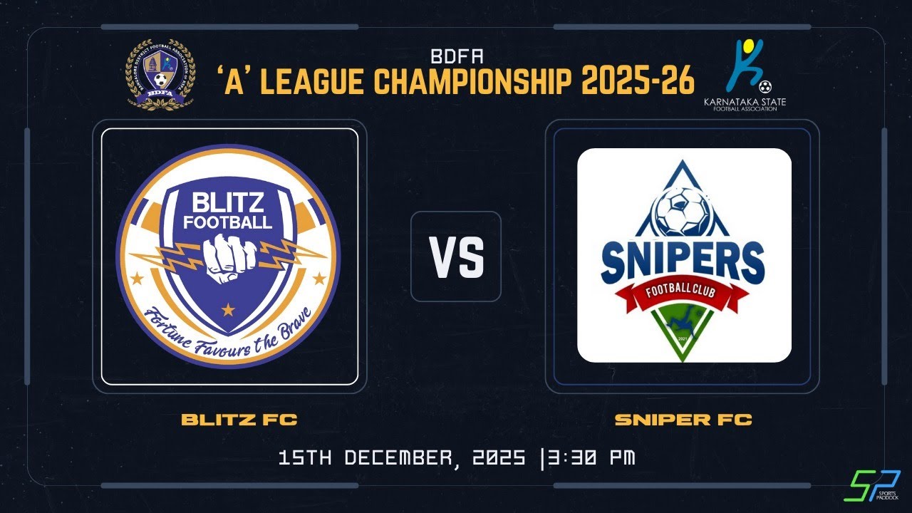 BDFA 'A' DIVISION | BLITZ FC FC VS SNIPER FC | 15.12.25