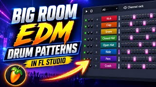 EDM Drum Patterns in FL Studio | Beginner Tutorial (2026)