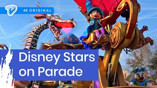 Disney Stars on Parade Disneyland Paris FULL 4K 25th Anniversary Parade with Fire-Breathing Dragon