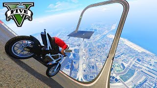 GTA V Online: A RAMPA (1000% da VELOCIDADE) COM MOTOS!!! ÉPICO