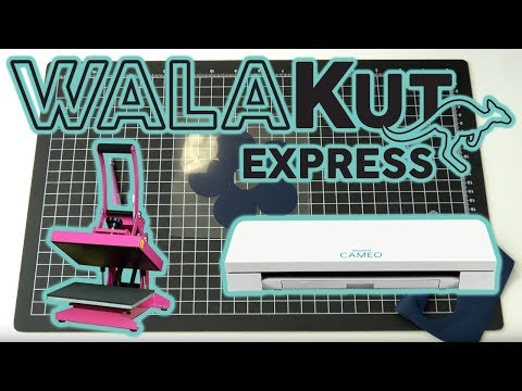 WALAKut Express HTV + Silhouette Cameo 3 &  Hotronix Craft Heat Press