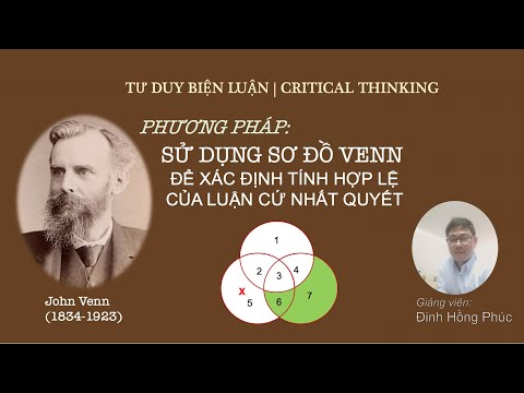 Video PHƯƠNG PHÁP SƠ ĐỒ VENN | TƯ DUY PHẢN BIỆN - youtube