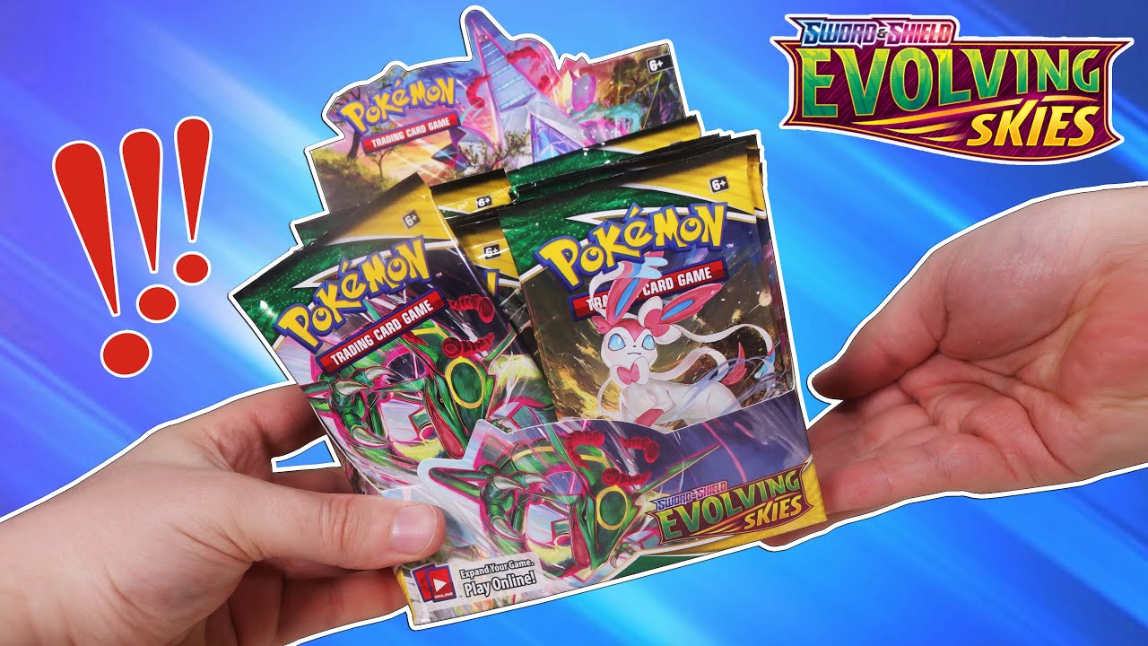 Opening a Pokemon Evolving Skies Booster Box! 