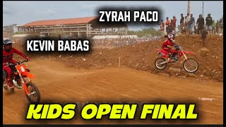 ZYRAH PACO VS KEVIN BABAS II KIDS OPEN FINAL