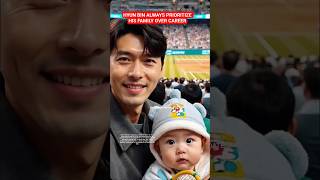 HYUN BIN ALWAYS PRIORITIZE HIS FAMILY OVER CAREER! #hyunbin #sonyejin #binjin #kdrama #shorts #kpop