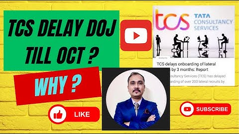 TCS delays onboarding | Joining postponed to October #tcs