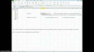 Covariance and Correlation