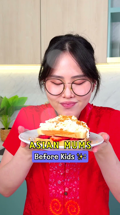 Asian Moms Before KIDS VS After KIDS  #shortsfeed