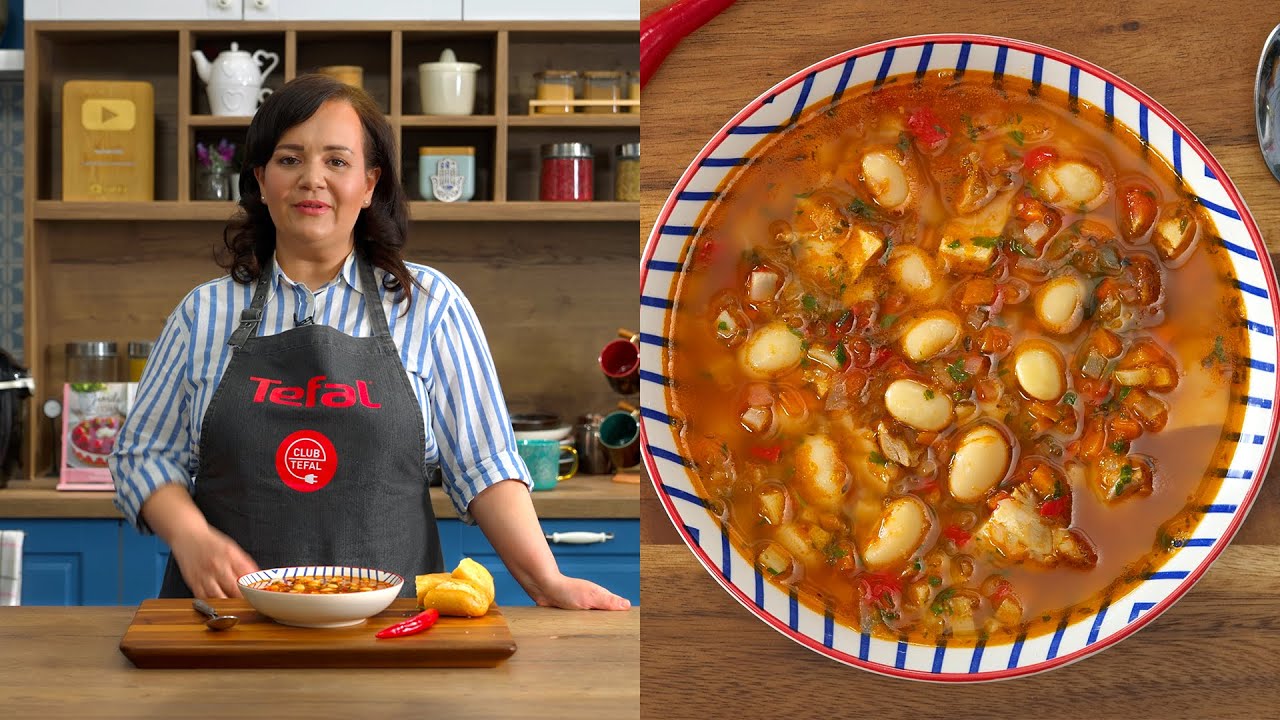 Ciorba de fasole cu afumatura gata in doar 25 de minute la Cook4Me #jamilacuisine