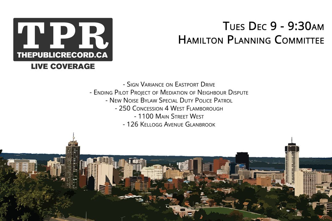 Hamilton Planning Committee for December 9, 2014 YouTube