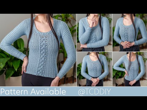 How to Crochet: Sweater | Pattern & Tutorial DIY