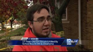 Teen girl struck, killed by school bus