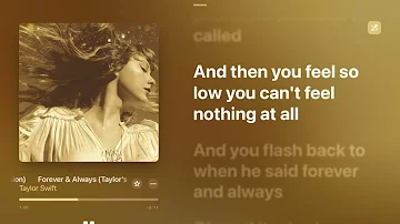 Forever & Always (Taylor’s Version) [Karaoke Version] —Taylor Swift