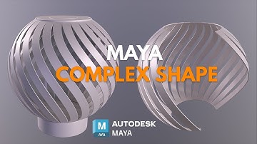 How To Model Complex Shape In Maya: Autodesk Maya Tutorial|3D Modeling