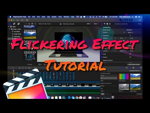 Final Cut Pro X| How to do Flicker Effect!!! *The Easiest Way!!* (No Plugin Required)