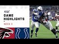 Falcons vs. Colts Week 3 Highlights | NFL 2019