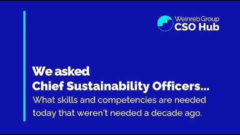 We asked CSOs what skills and competencies are needed today that weren