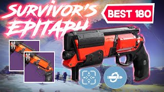 God Roll Survivor's Epitaph Is The Best 180 Hand Cannon In Destiny 2!