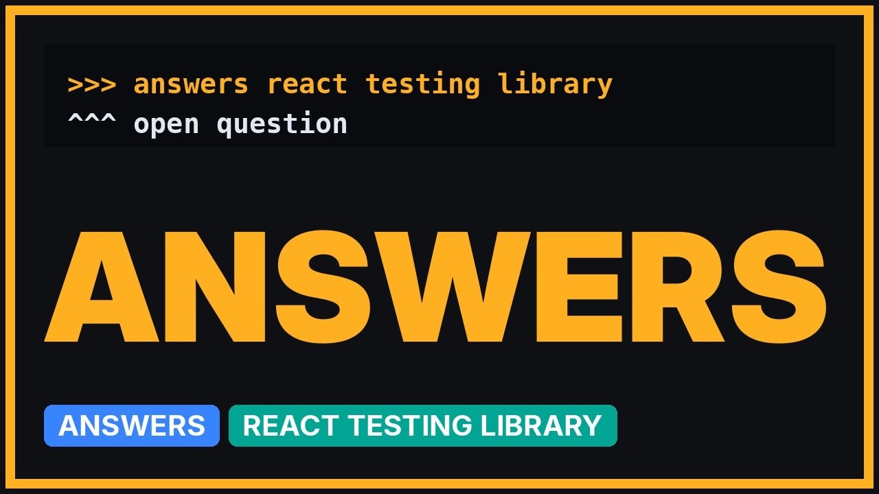 Creating custom queries with React testing-library and TypeScript (2 ...
