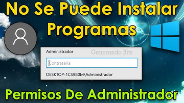 Instalar programas en otro usuario sin contraseña como administrador Windows