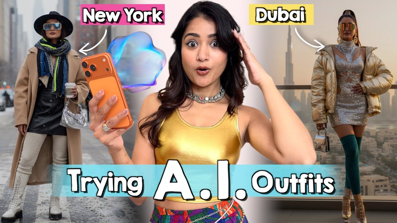 ⁣Trying A.I. Stylist To Create Outfits for Different Cities/Countries in Winters 😍 | Worth the Try?
