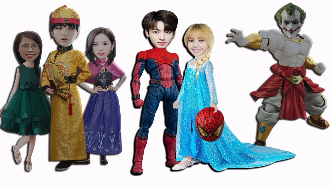 Người nhện spider man và công chúa elsa việt nam | Đoàn Vlog - YouTube