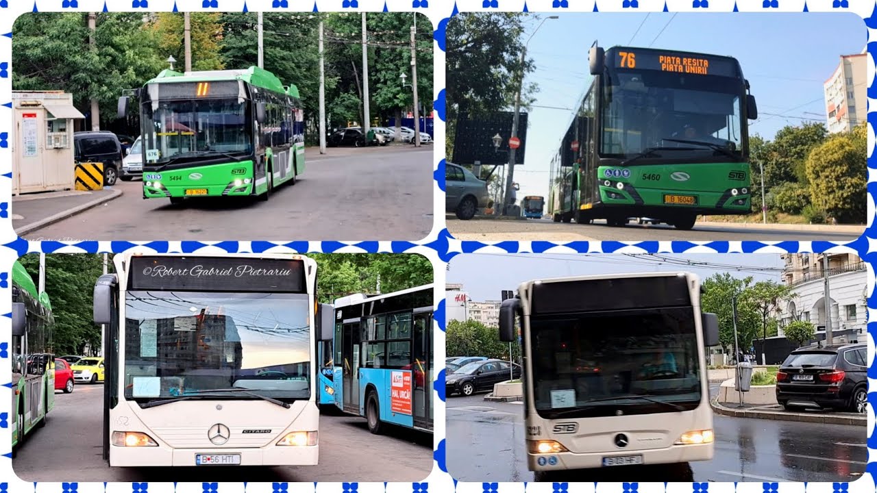 Troleibuzele & Autobuzele Liniei 76 + Călătoria cu Troleibuzul Solaris Trollino 12m IV M pe Linia 76