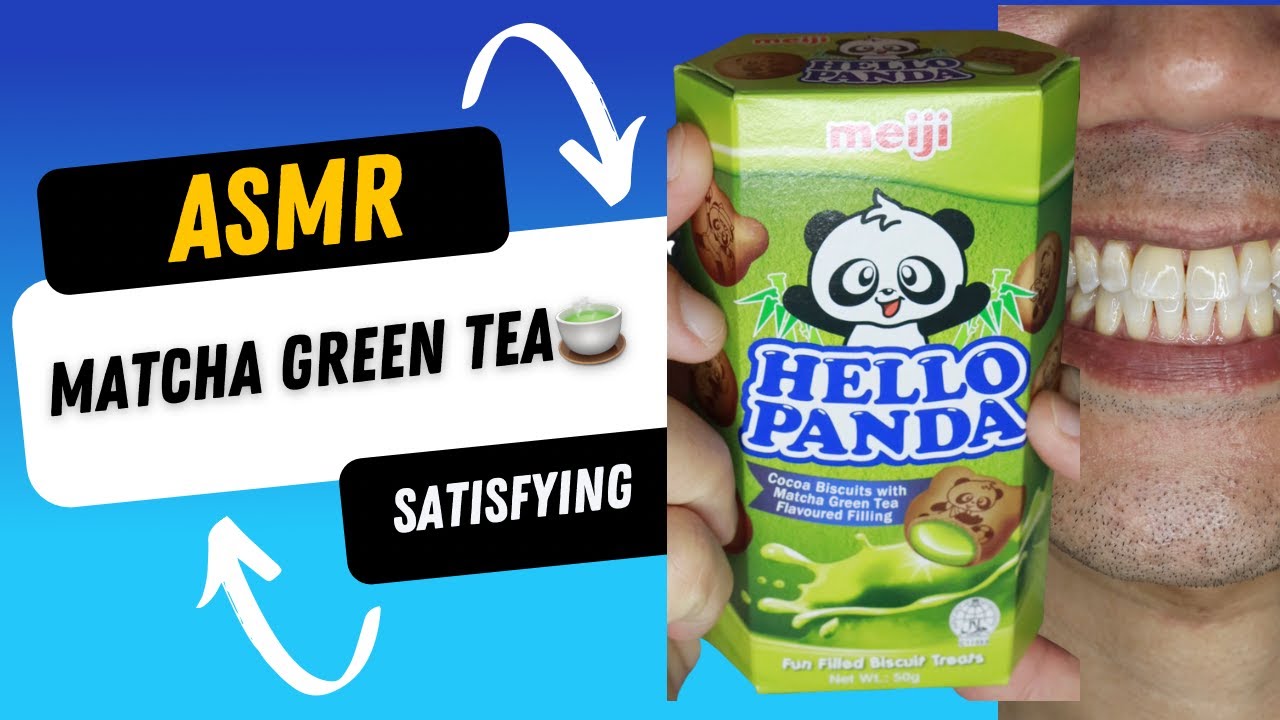 ASMR | HELLO PANDA | Matcha Green Tea🍵 