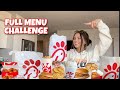 THE ENTIRE CHICK FIL A MENU CHALLENGE