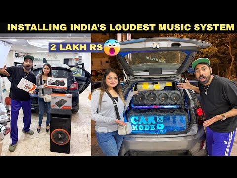 FINALLY INDIA'S LOUDEST MUSIC SYSTEM LAGVA LIYA TIAGO ME 😱