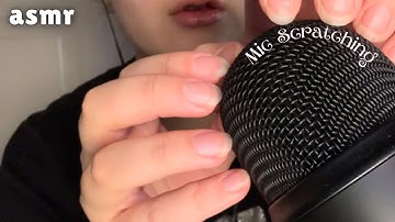 ASMR Bare Microphone Scratching & Tapping 