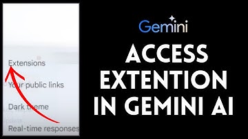 How to Access Extension on Google Gemini Ai 2024