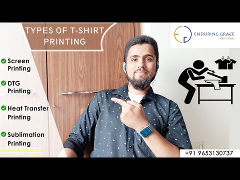 Video: Methoden Voor Het Bedrukken Van T-shirts