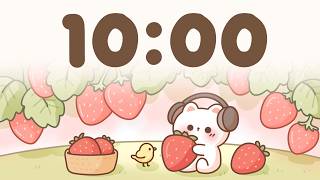 10 minute Timer 🎵 | Focus study timer for classroom