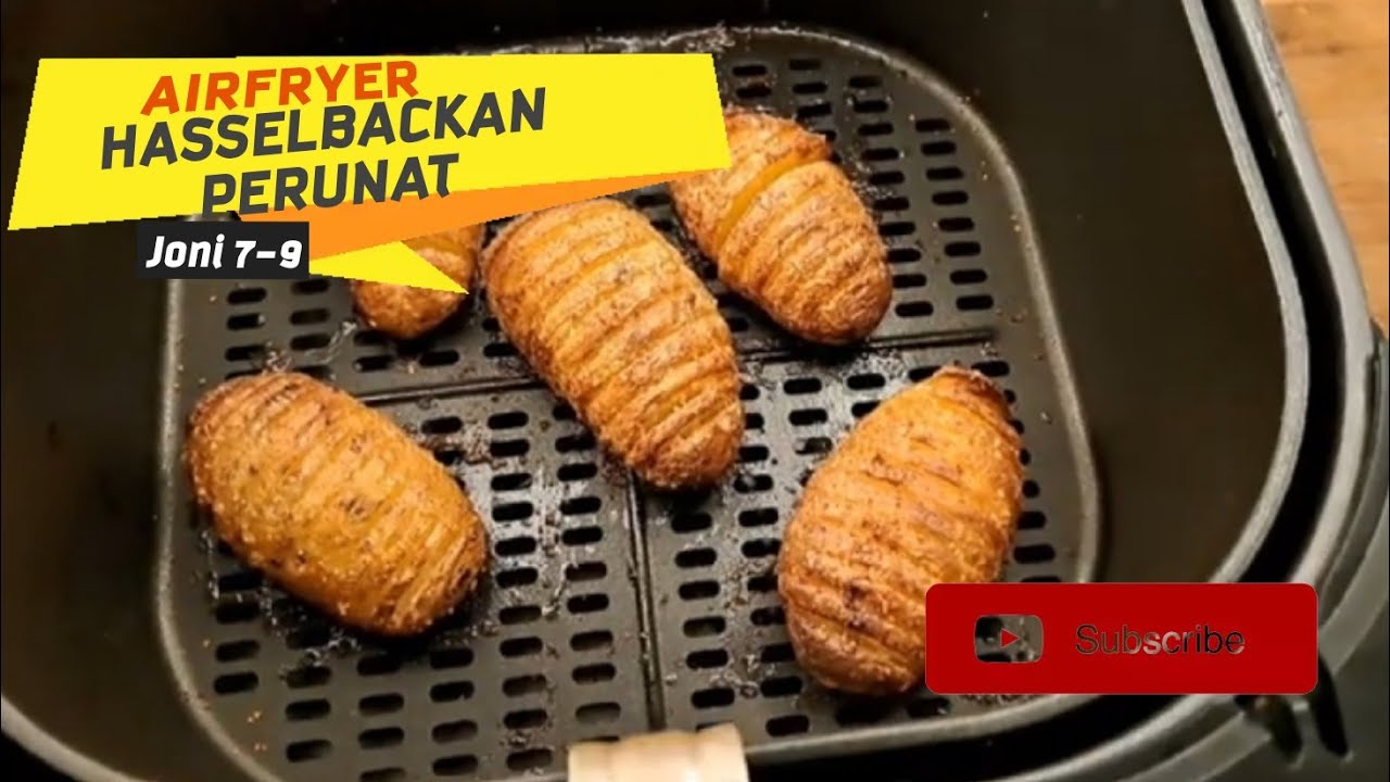 Airfryer Hasselbackan perunat
