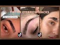 TIKTOK EYEBROW HACKS AND TUTORIALS | Aesthetic eyebrow tutorials tiktok compilation (2020)