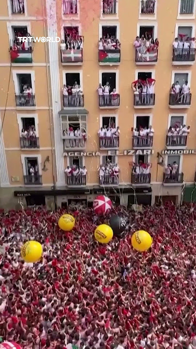 Spain’s San Fermin festival begins with 'Free Palestine' slogans