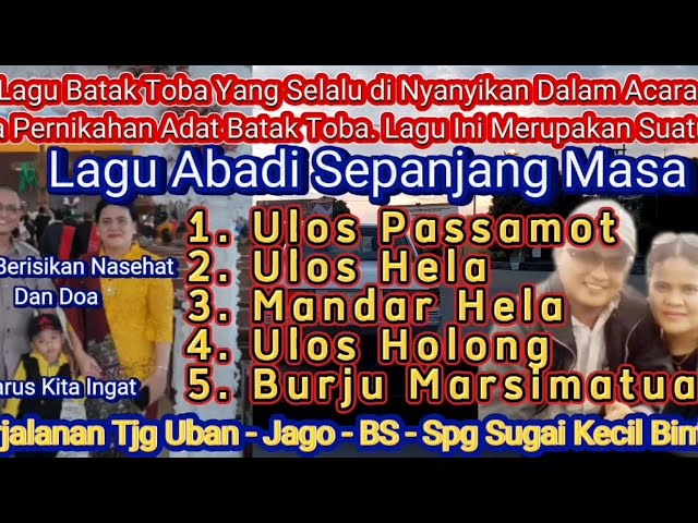 Lagu Batak Toba, Nasehat u0026 Doa Selalu Dinyanyikan Dalam Pesta Pernikahan Adat Batak. class=