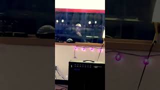 My engineer and drummer in studio doing a sound check #drums #soundengineer #recordingstudio