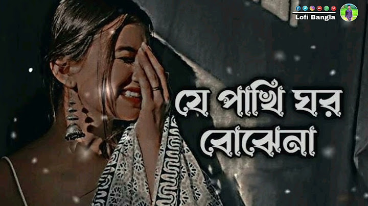 je pakhi ghor bojhena lyrics | যে পাখি ঘর বােঝেনা -Soft Lyrics | Sudhu Tomar Jonno| Dhruba |