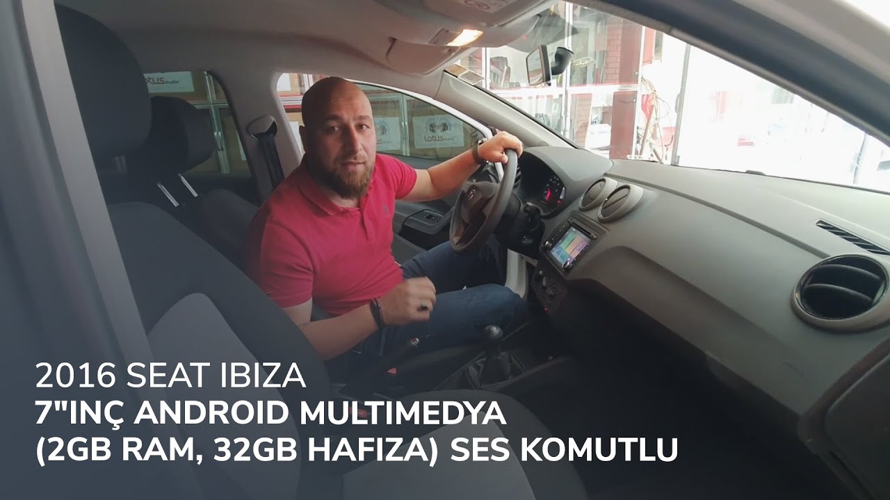 2016 Seat Ibıza // 7"inç Android Multimedya (2GB Ram, 32GB Hafıza) Ses Komutlu, CarPlay