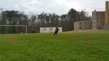 Agility Sprint Quick Two Cut In/out Change of Direction Drill