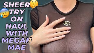 See Through Try On Haul Transparent Lingerie  Clothes