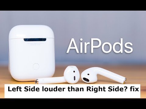 AirPods: side louder than right? Fixed - YouTube