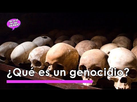 Video: ¿Qué es el genocidio y por qué nos encontramos con este concepto tan a menudo?