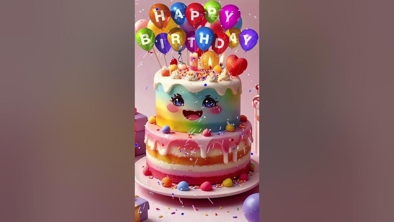 Happy Birthday Song For Special Day Happy Birthday To You 🎂#happybirthdaysongwithangel #birthday