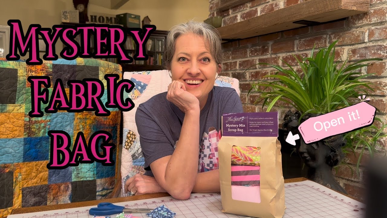 hisago様ご確認✝️SCRAP QUILT FREE RAG✝️ Opening a Free Spirit Mystery Mix Scrap Bag - YouTube